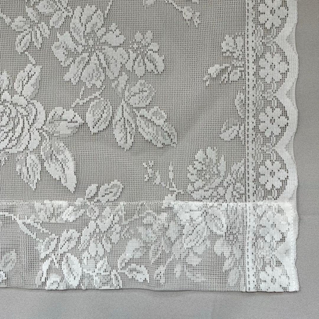 ローラアシュレイ　アンジェリカ　 オーダーカーテン　厚地&レース　2枚組セット