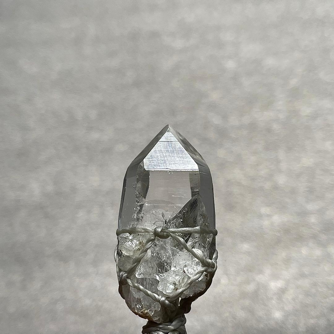 ヒマラヤ水晶 ガネッシュヒマール ＊ マクラメペンダント ネックレス 37