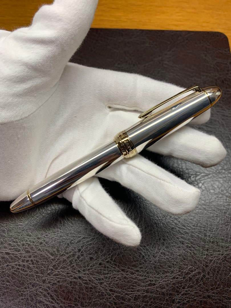 Sailor セーラー 万年筆 21K金ペン先 純銀軸 プロフィット21