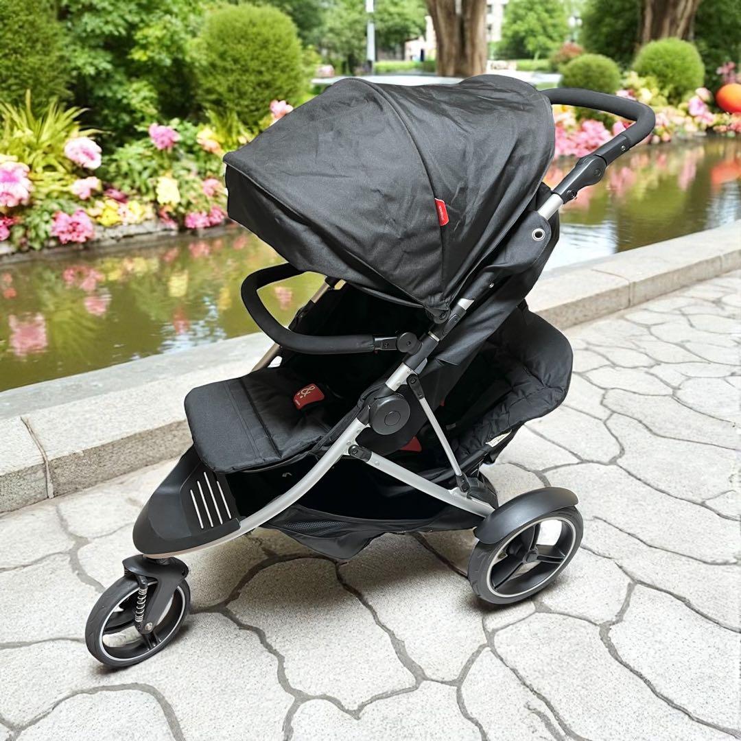 phil & teds フィルアンドテッズ ベビーカー 2人乗りモデル　3輪