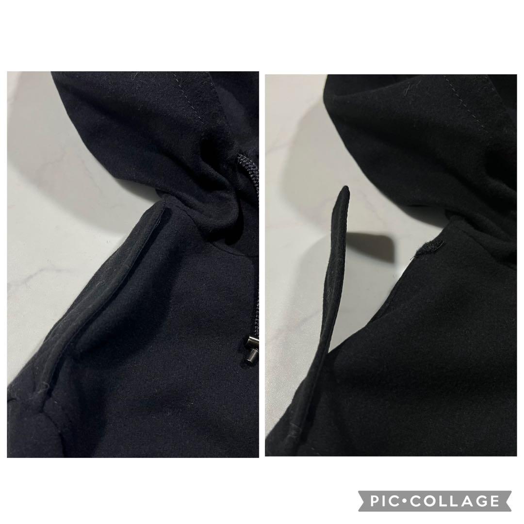 希少 PRADA アノラックパーカー ウール 50 XL archive 黒