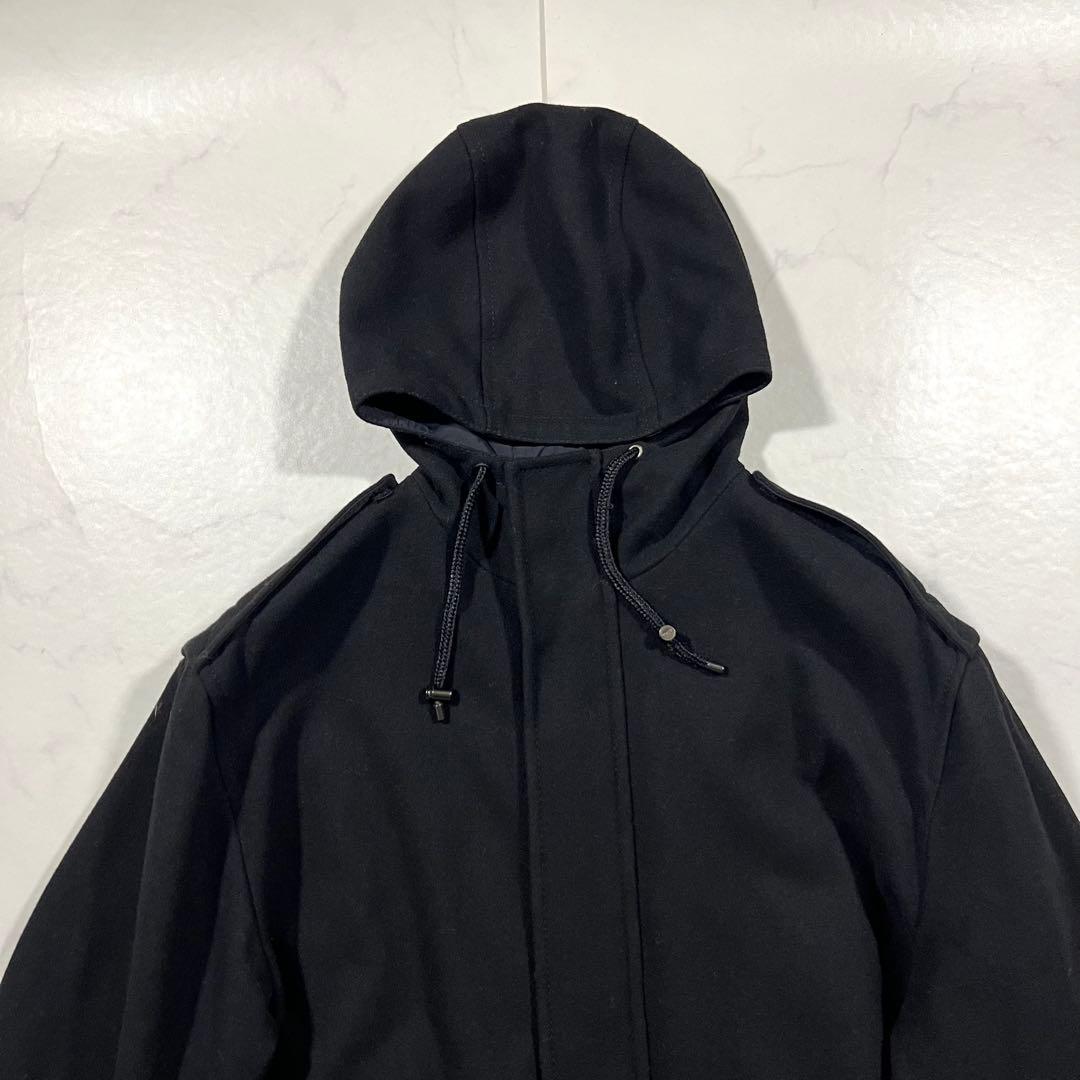 希少 PRADA アノラックパーカー ウール 50 XL archive 黒