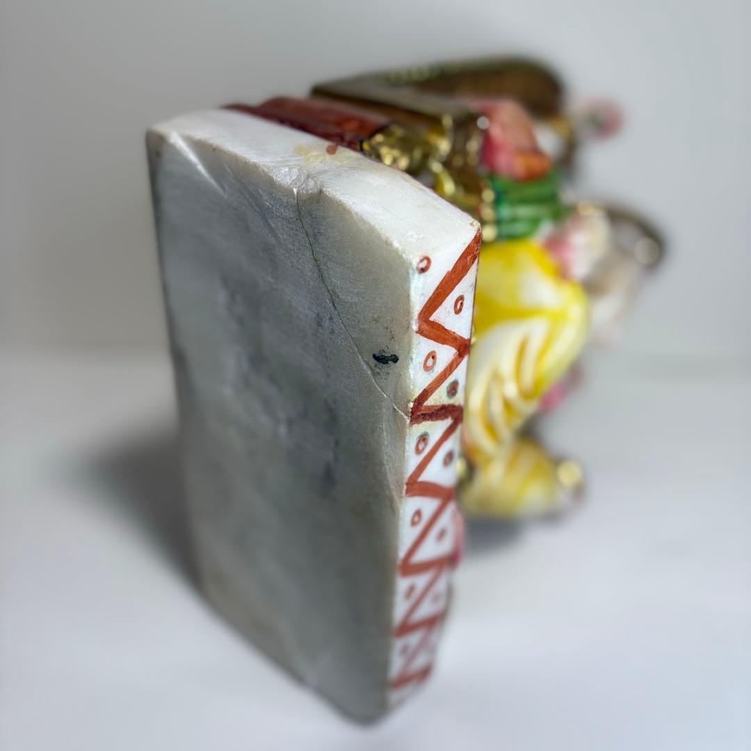 ハンドメイド 「夢をかなえるゾウ」Lucky 幸運をもたらす大理石ガネーシャ彫刻