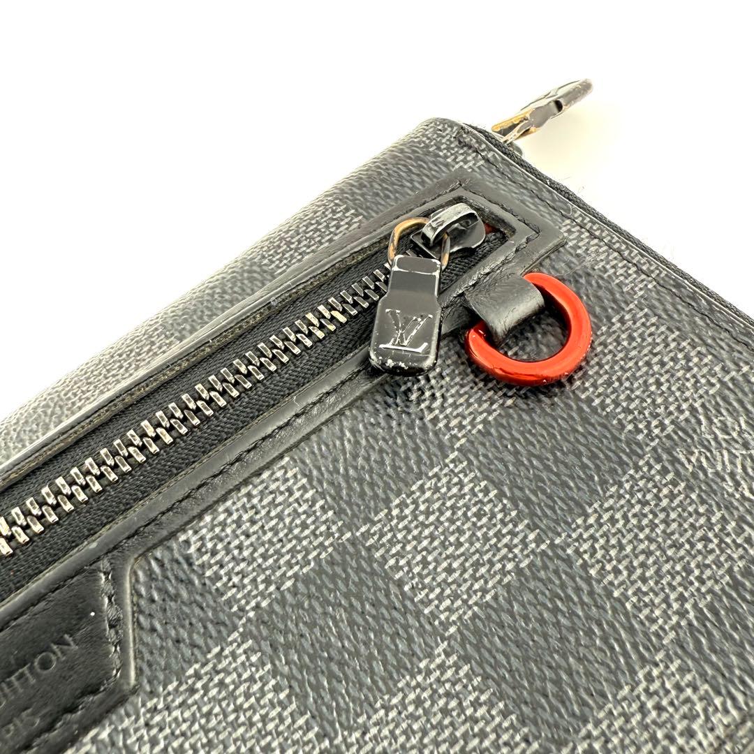 ルイヴィトン 長財布 ダミエ グラフィット ユーティリティ ヴェルティカル