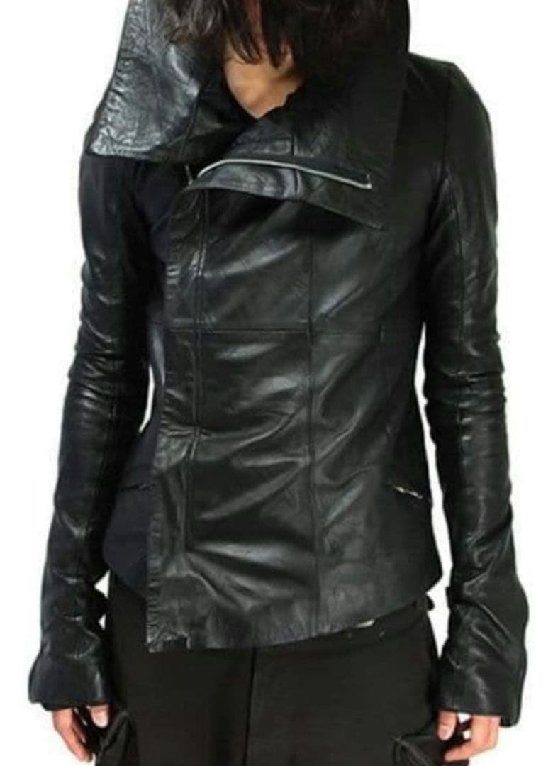 ekam leather jacket 羊革 ライダース レザージャケット