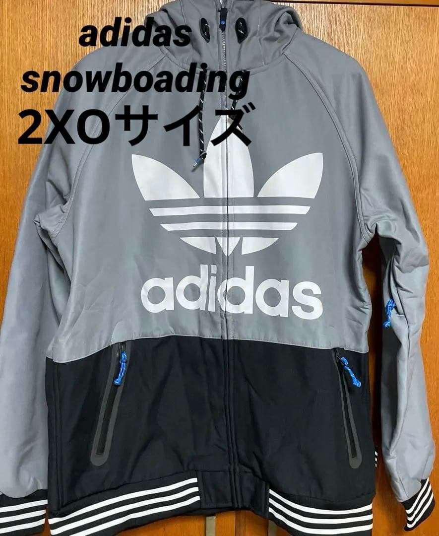 ①adidas アディダス スノーボーディング　スノーボード　ウェア　グレー