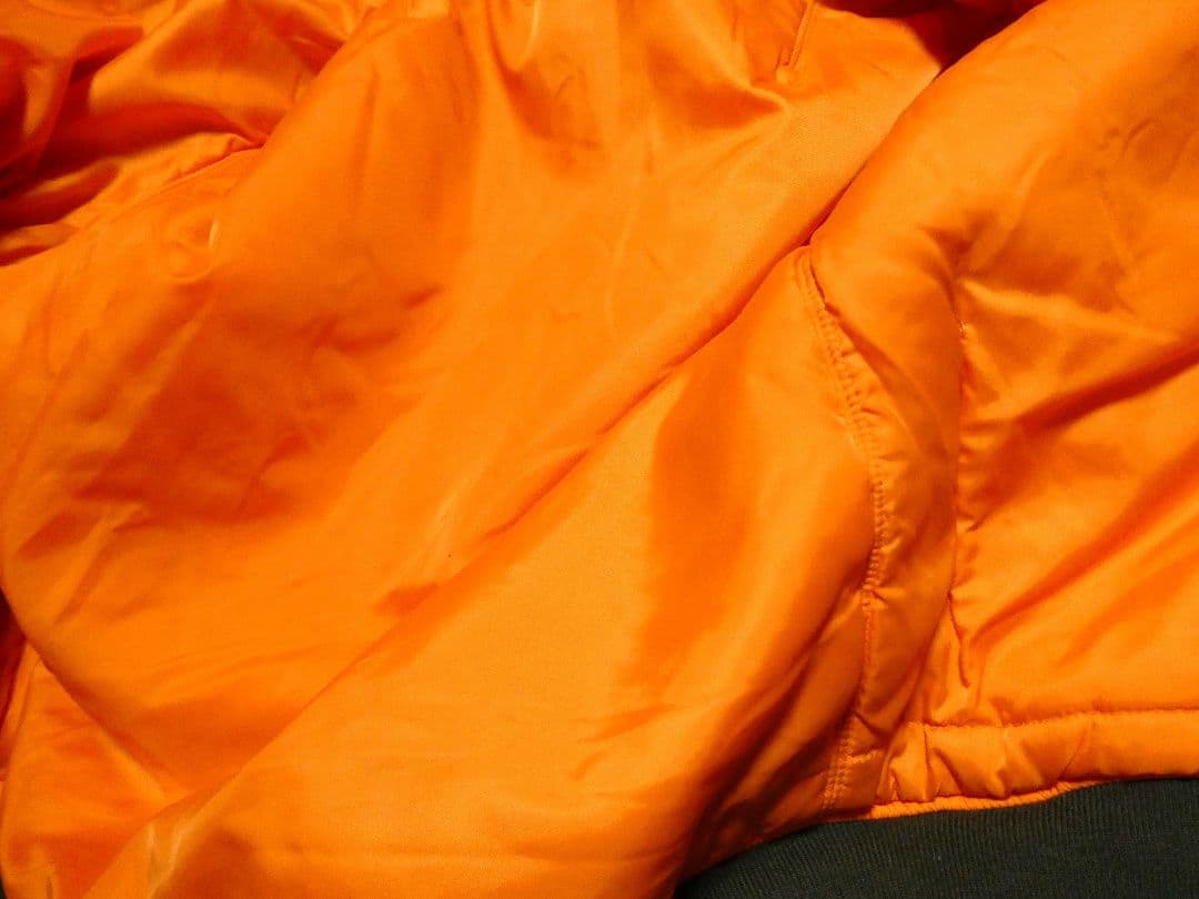 迷彩カモフラ！ビッグサイズL！アルファMA-1フライトジャケット