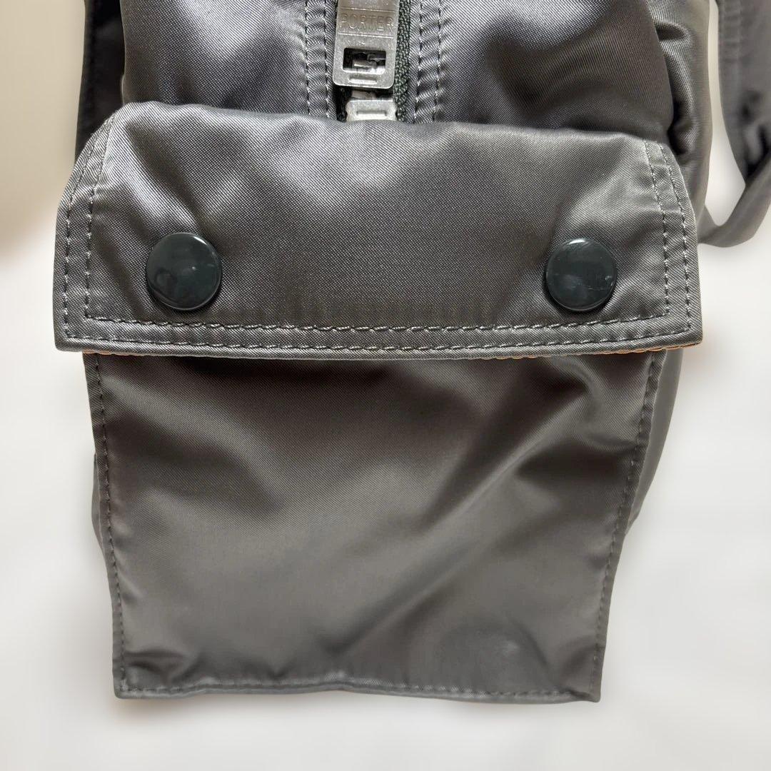 PORTER TANKER BOSTON BAG (L) シルバーグレー