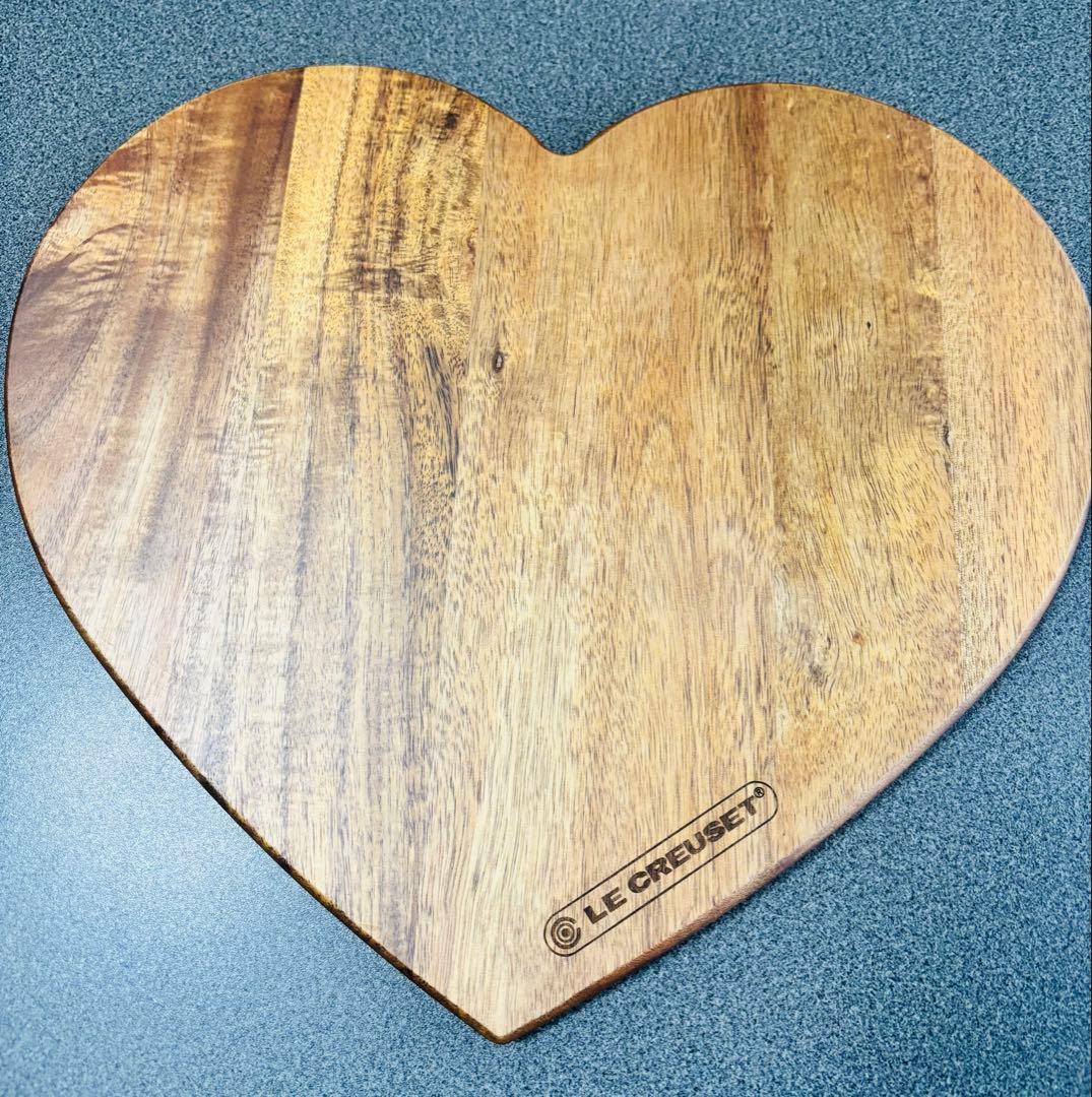 ルクルーゼ　ウッドボード　ハート　バレンタイン　レア