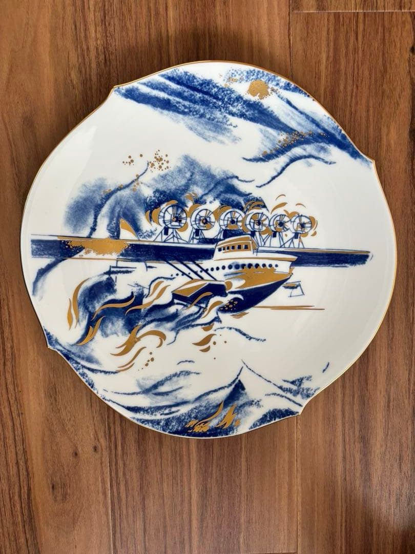 【美品】マイセン　イヤープレート　2002年　ヴェルナードルニエ