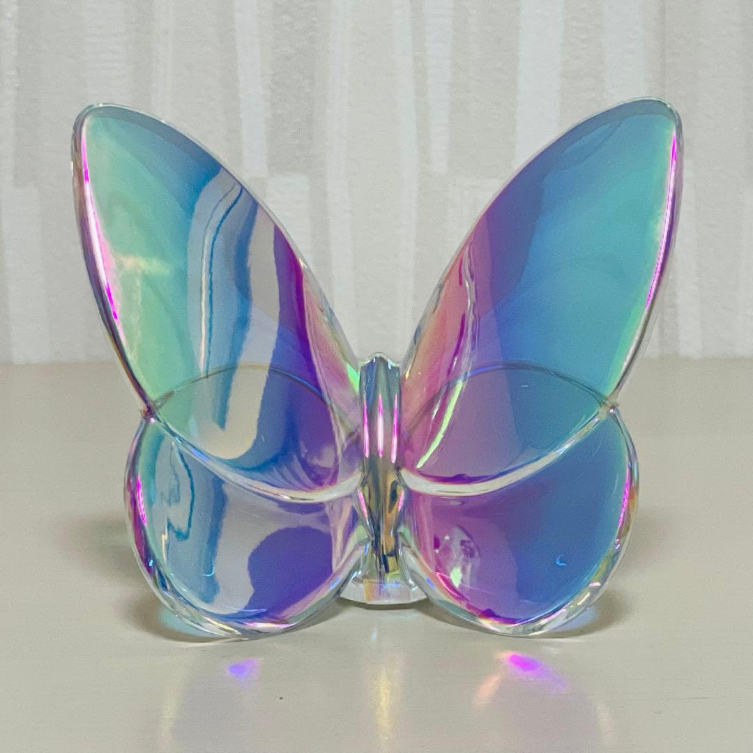 Baccarat バカラ ラッキーバタフライ イリゼクリア 置物 フィギュリン