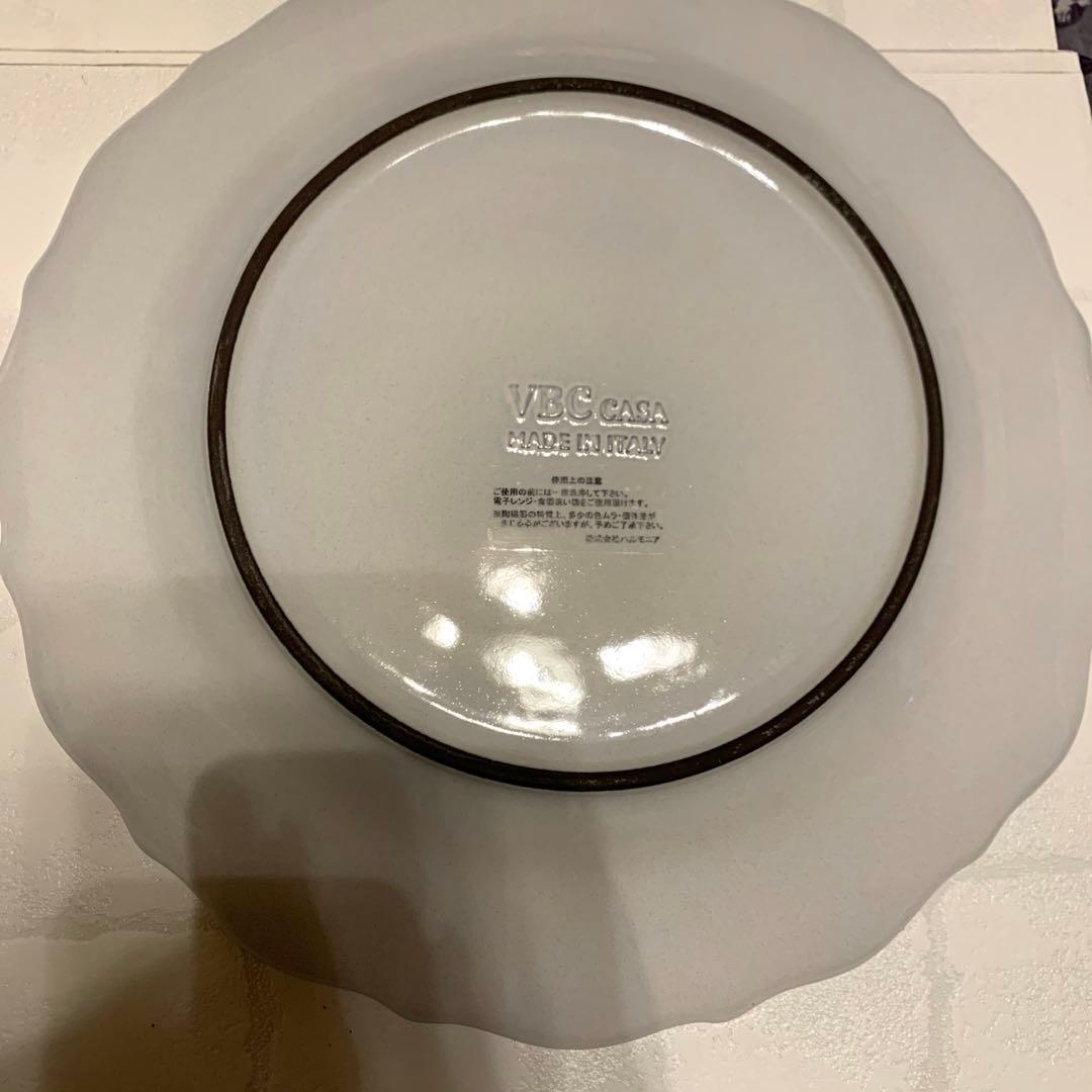 ラ・セラミカ 美品 2枚VBC casa 大皿 プレート レース模様