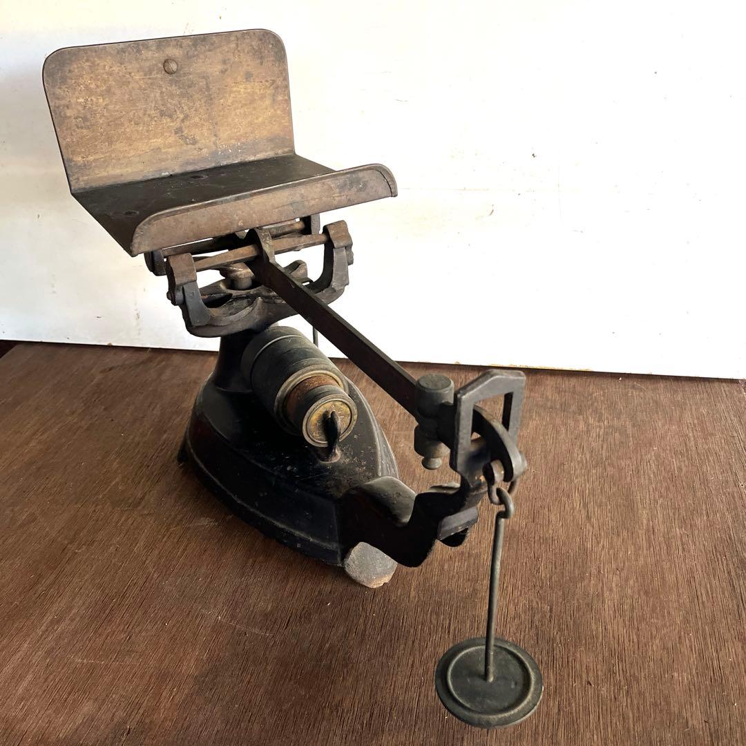 アンティーク古い分銅秤