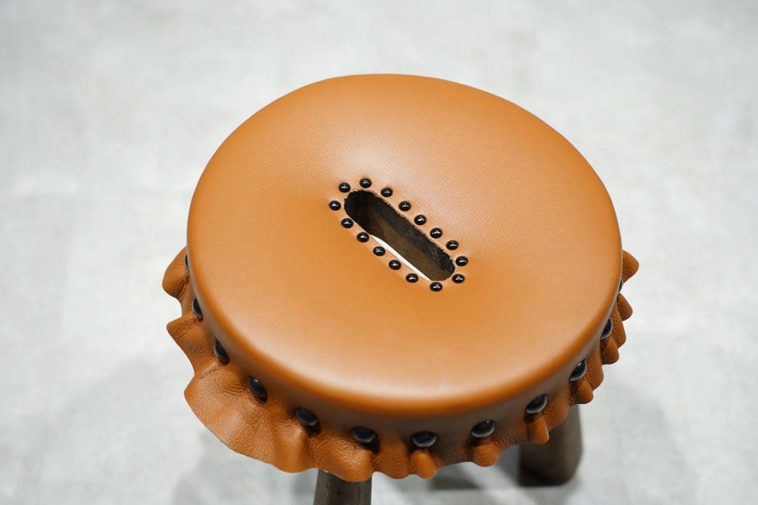 ファーマーズチェア　Spain vintage スツール　アンティーク