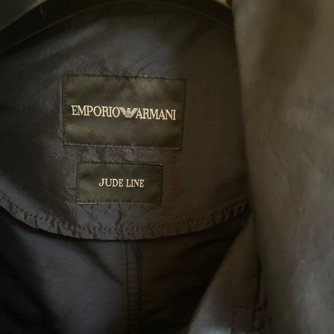 EMPORIO ARMANI JUDE LINE シルク100%トレンチコート