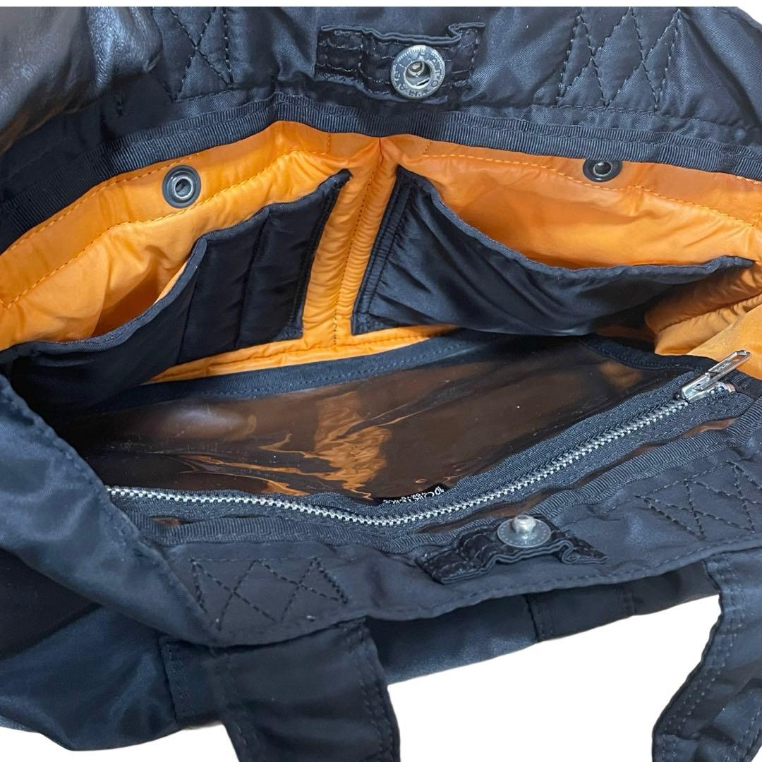 【美品】PORTER タンカー トートバッグ ブラック ポーター ナイロン