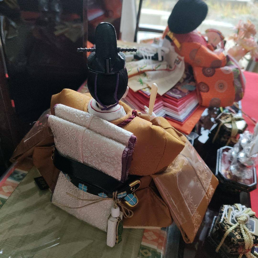 雛人形 親王飾り　 平飾り　　作家名(平安優香)