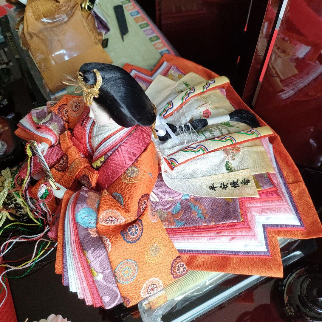 雛人形 親王飾り　 平飾り　　作家名(平安優香)