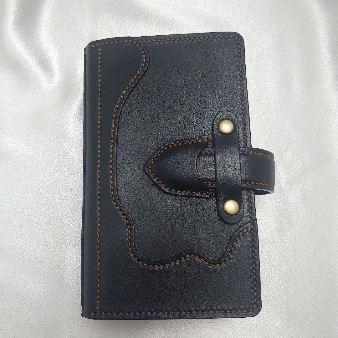 ブラックペンケース レザー 10本差し