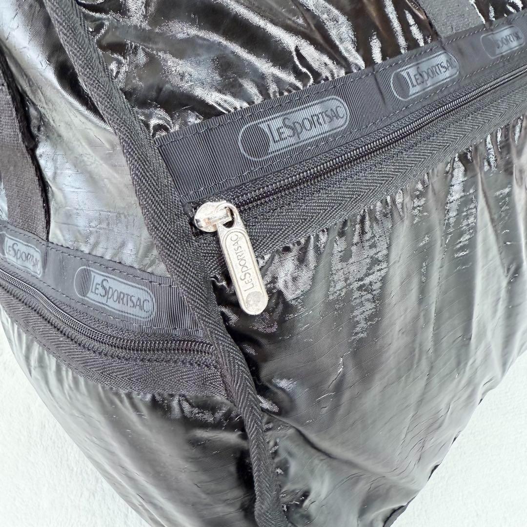 【美品】レスポートサック ボストンバッグ ラージ ウィークエンダー 2way 黒