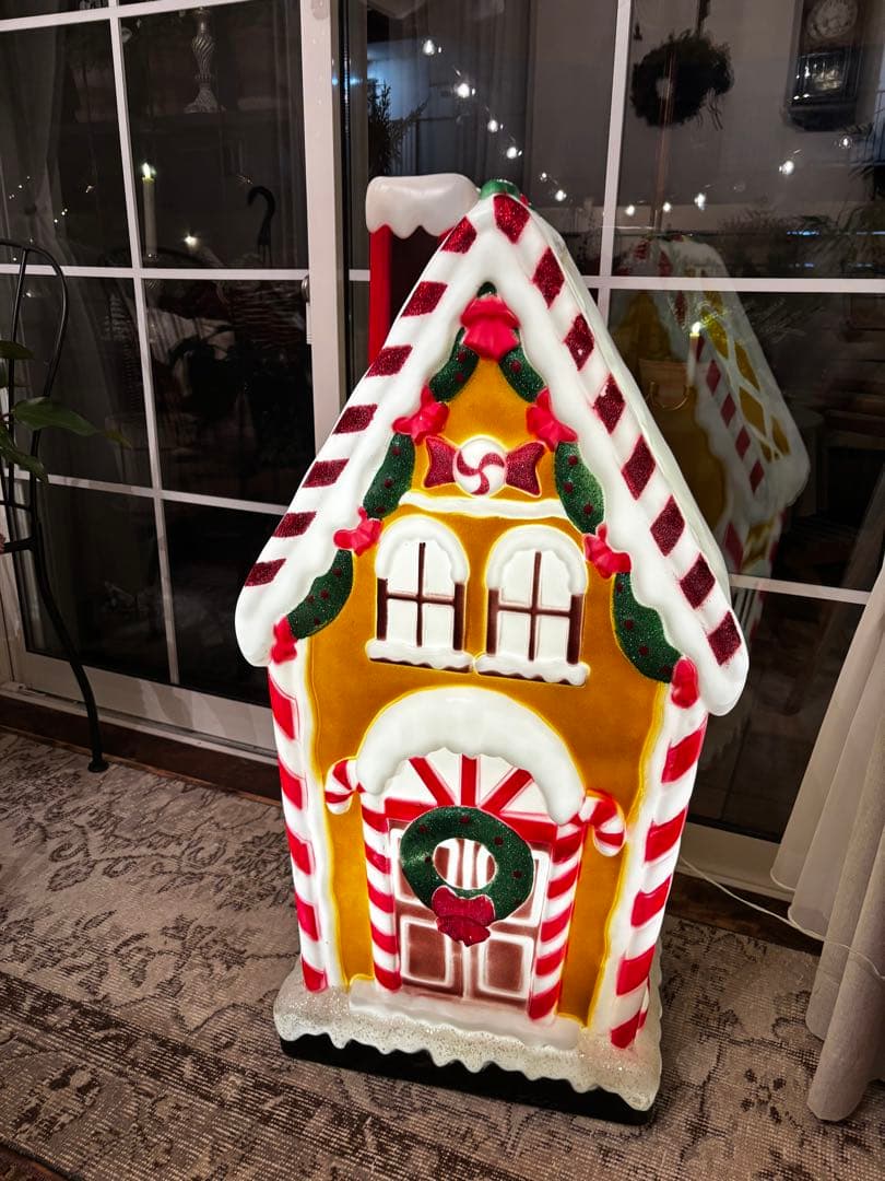 LEDブローライト　キャンディーハウス　お菓子のお家　クリスマスイルミネーション