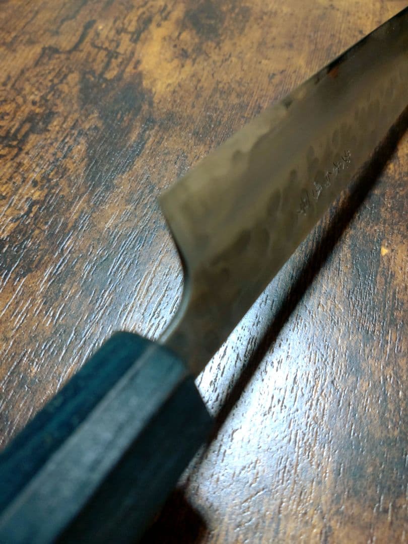 合羽橋 貴和美 筋引包丁 藍 安来白紙ニ号