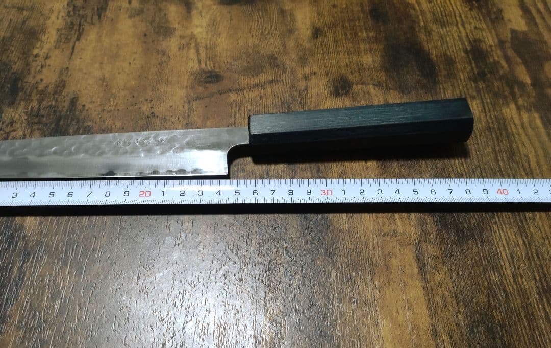 合羽橋 貴和美 筋引包丁 藍 安来白紙ニ号