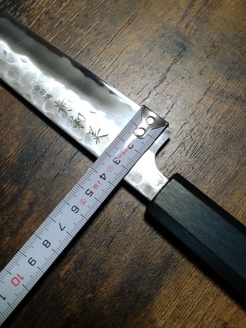 合羽橋 貴和美 筋引包丁 藍 安来白紙ニ号