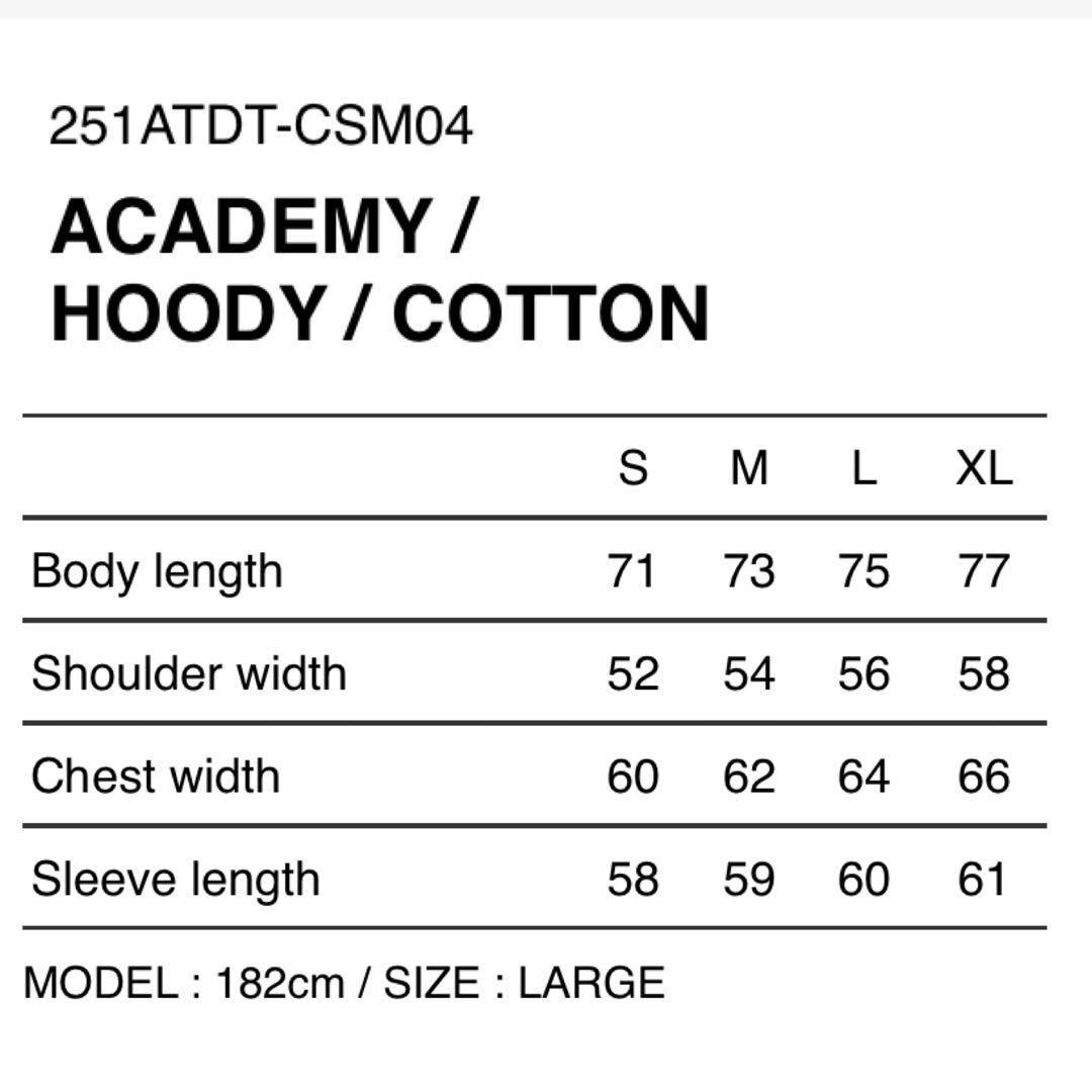 25SS WTAPS ACADEMY HOODY パーカー　フーディ