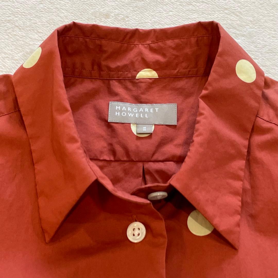 トップス MARGARET HOWELL 2021SS BIG SPOT COTTON