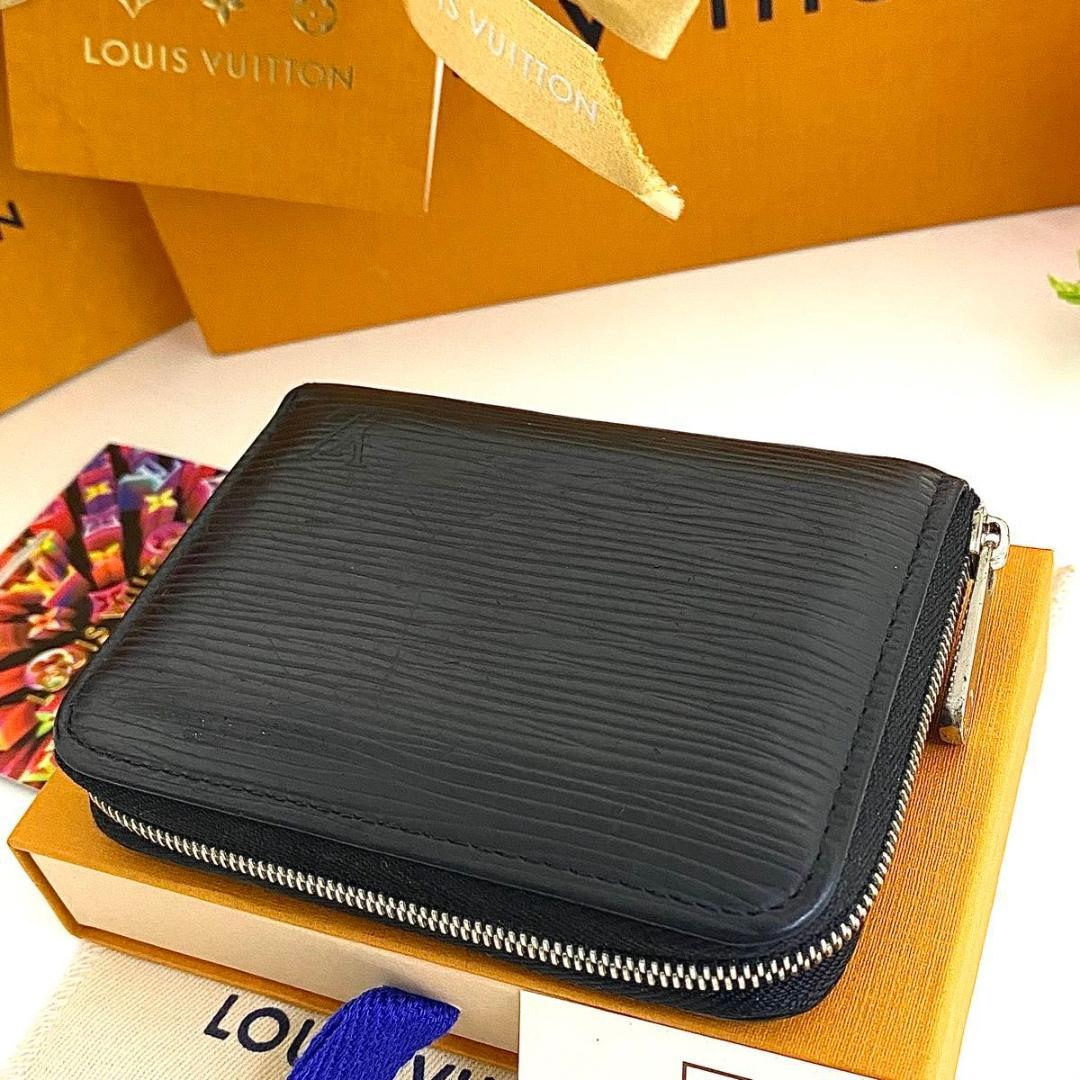ルイ ヴィトン◎パース エピ ノワール ラウンドファスナー ケース