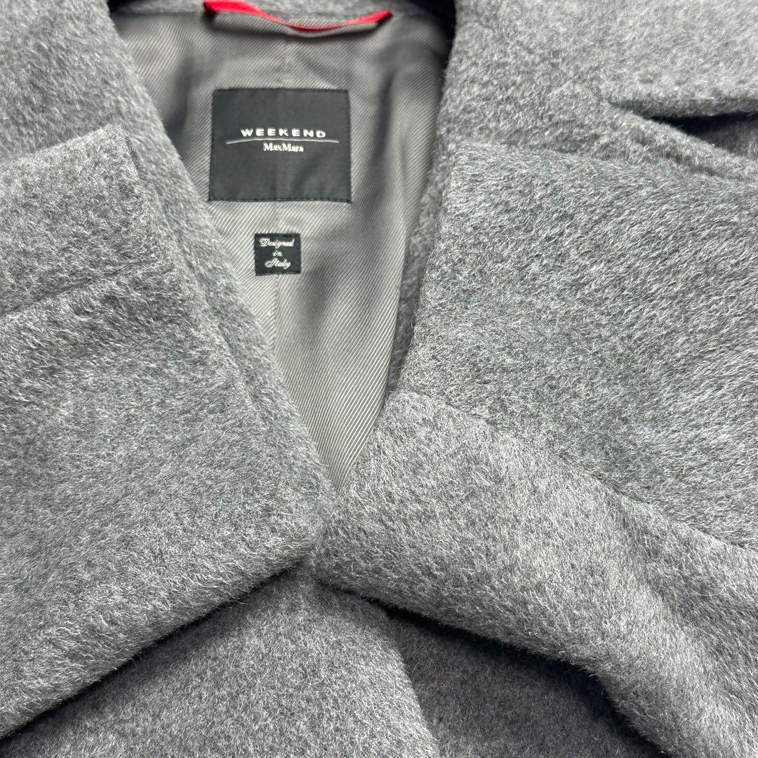 美品♡近年品　着丈120 マックスマーラ　ベルテッドコート　アルパカモヘア