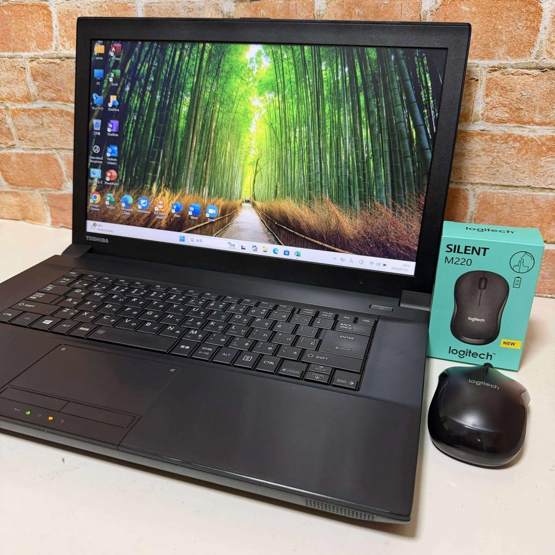東芝ノート PC Core i5 高速起動SSD Windows11 オフィス付