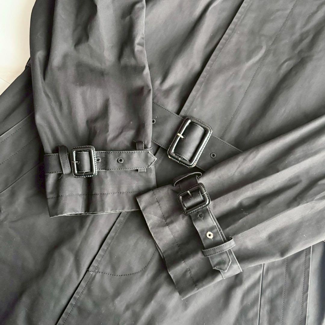 人気◆Paul Smith ライナー ベルト付 トレンチコート XL 黒