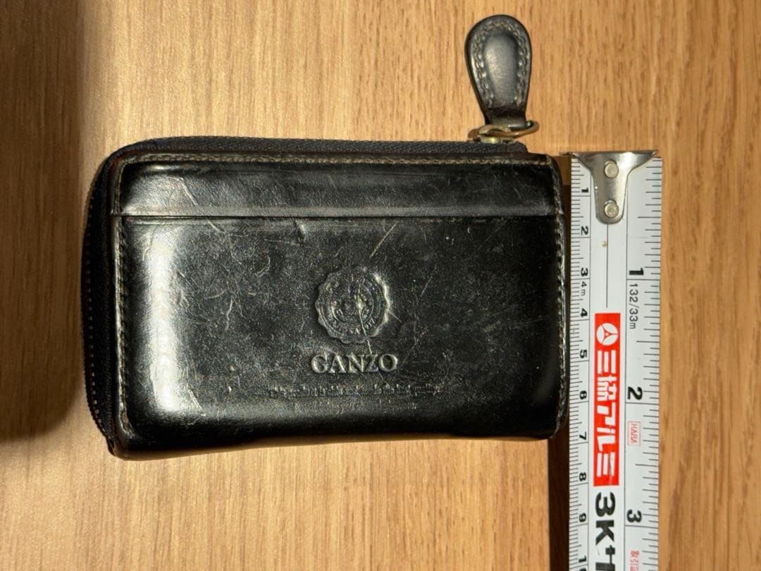 GANZO 艶あり ブラック　本革レザー ケース