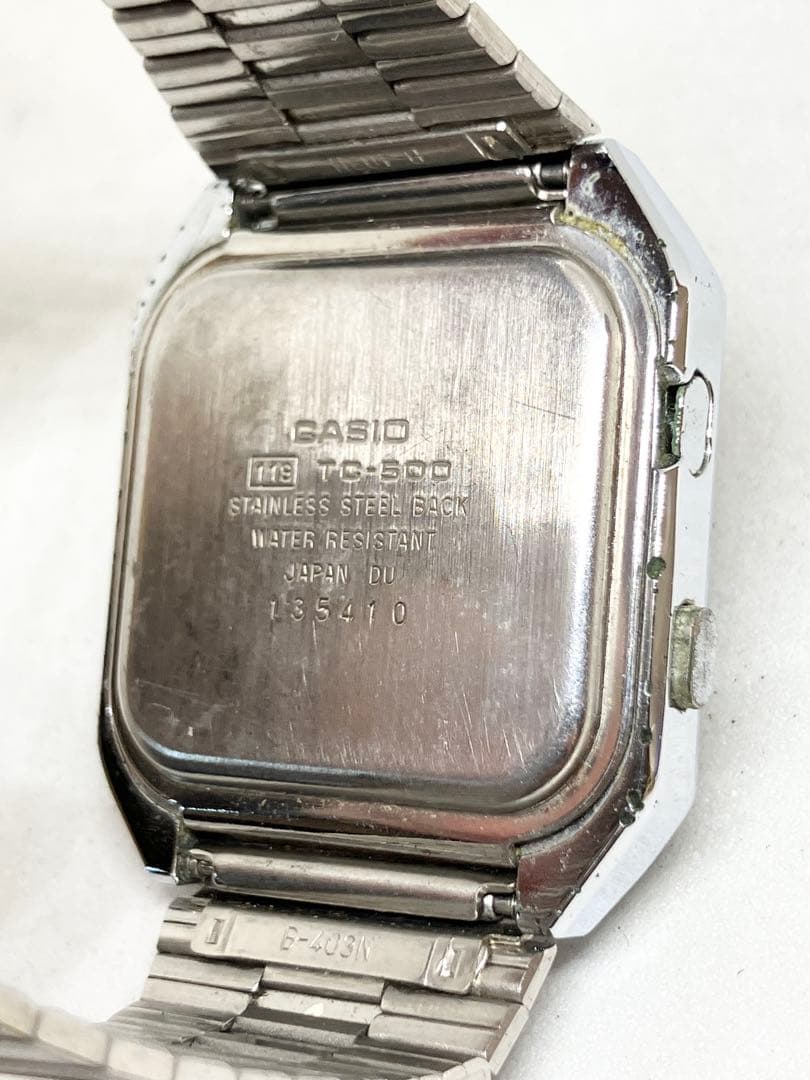 カシオ CASIO TC-500 デジタル　タッチセンサー　電卓機能付き　腕時計