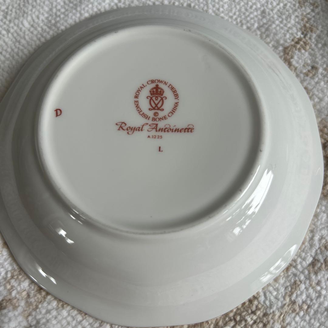  Crown Derby ロイヤルアントワネット フルーツ皿　2枚