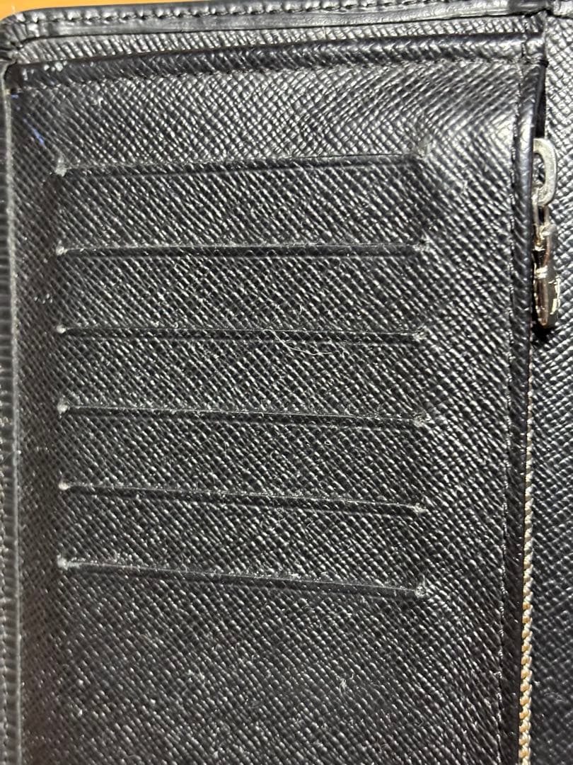 ルイヴィトン エピ ポルトフォイユ・ブラザ ノワール ブラック　長財布