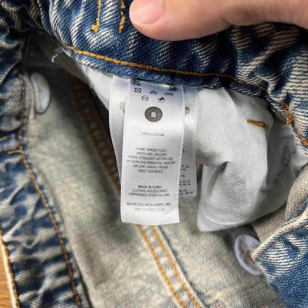 【新品】 BADBLOOD ワイドデニム　定価2.4万 S韓国ストリート　y2k