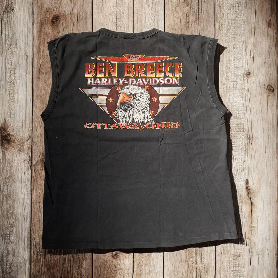 【Harley-Davidson】イーグルタンクトップ　公式タグ XL レア品