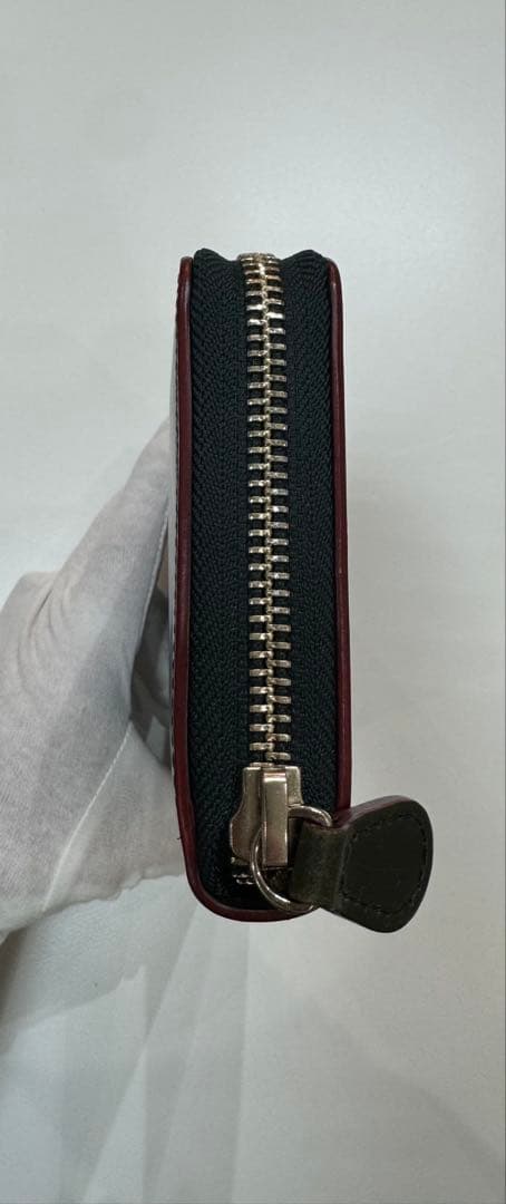 【美品】ガンゾ Ganzo 長財布 コードバン ダークグリーン