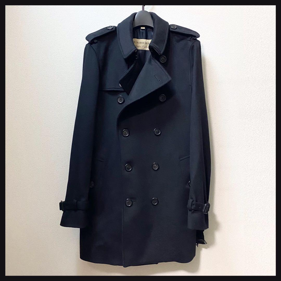 【定50万超】BURBERRY 極上ヴァージンウール製 トレンチコート