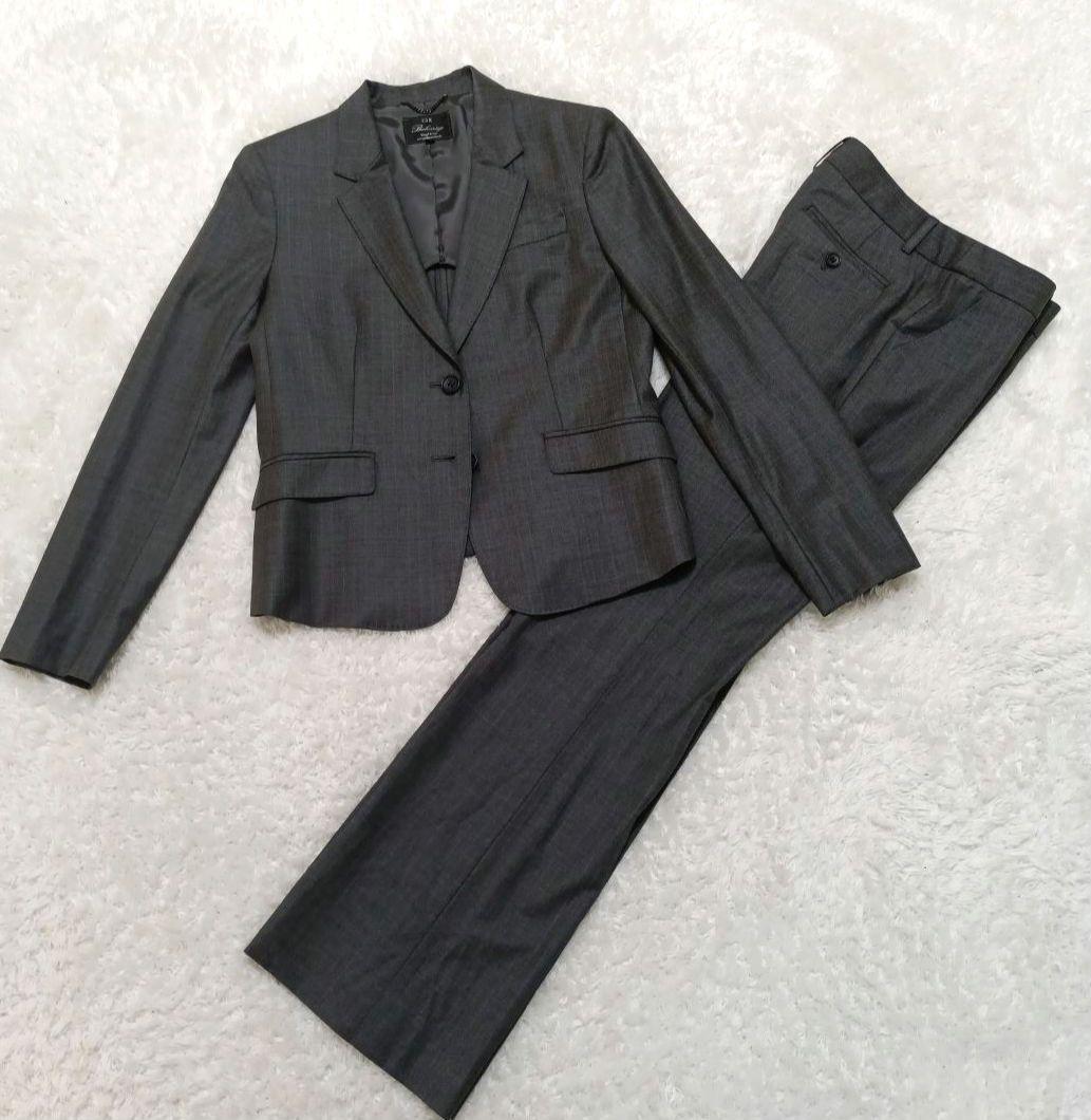 美品✨23区×Bahariye セットアップパンツスーツ ストレッチ グレー M