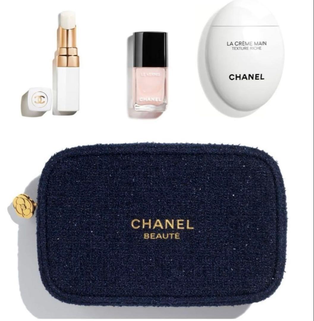 CHANELクリスマスコフレ2025 リップ アンド ネイル ケアセット