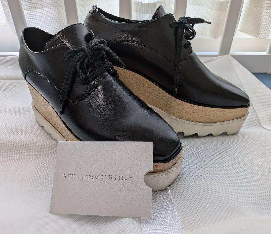 美品 ステラマッカートニー　エリスシューズ(25cm/38)　艶あり