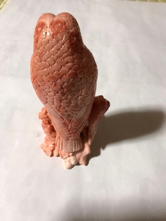 珊瑚　フクロウ　大きめ　476g