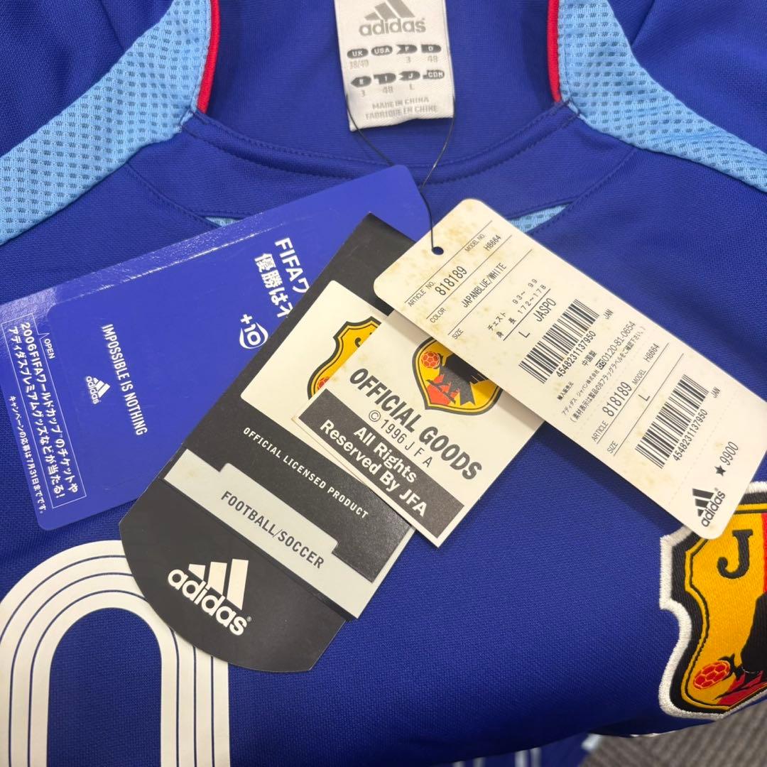 adidas サッカー 日本代表 ユニフォーム 中村俊輔 Lサイズ