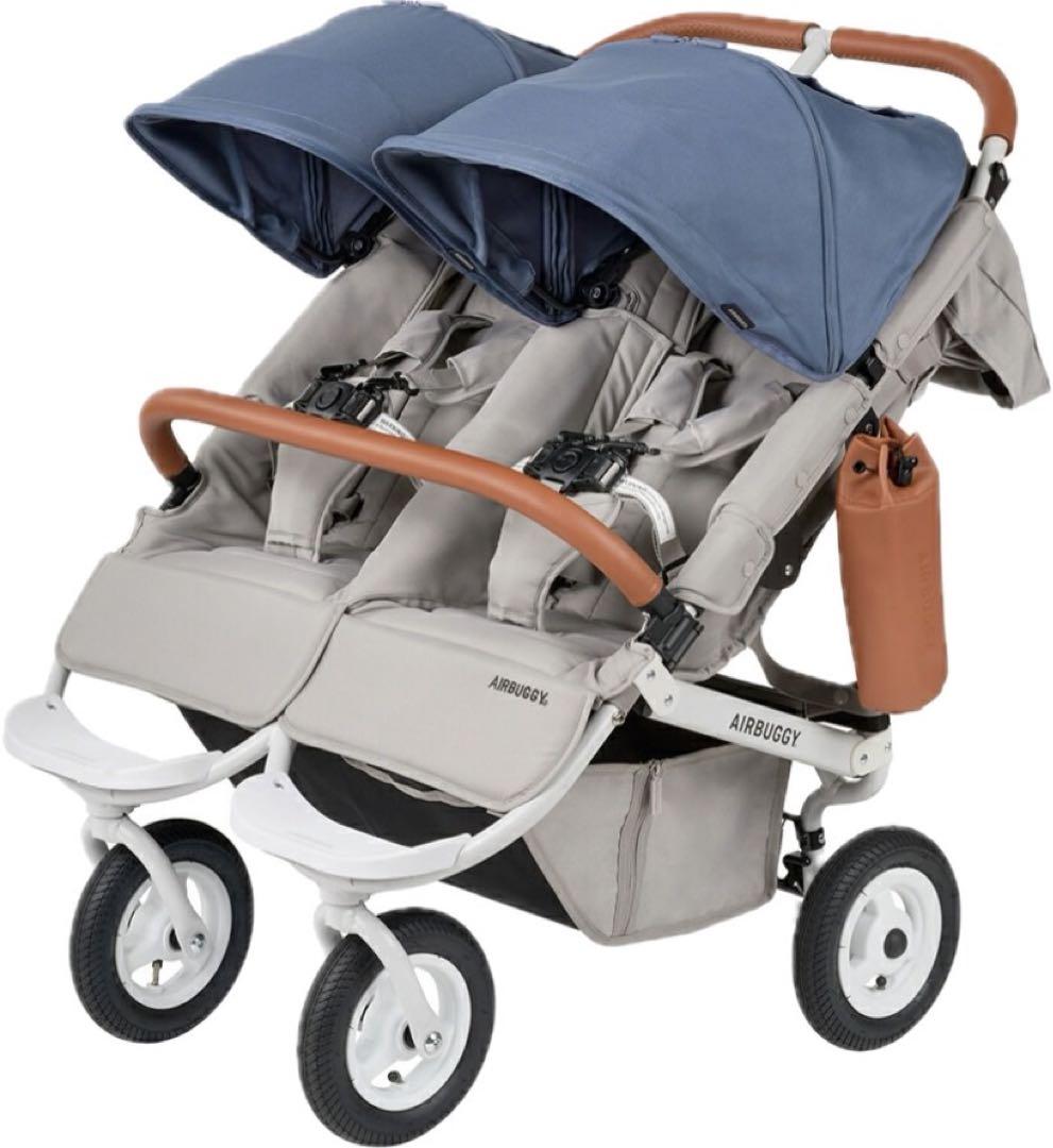 【美品】最新モデルAIRBUGGY ココダブル フロムバースEX リバーブルー