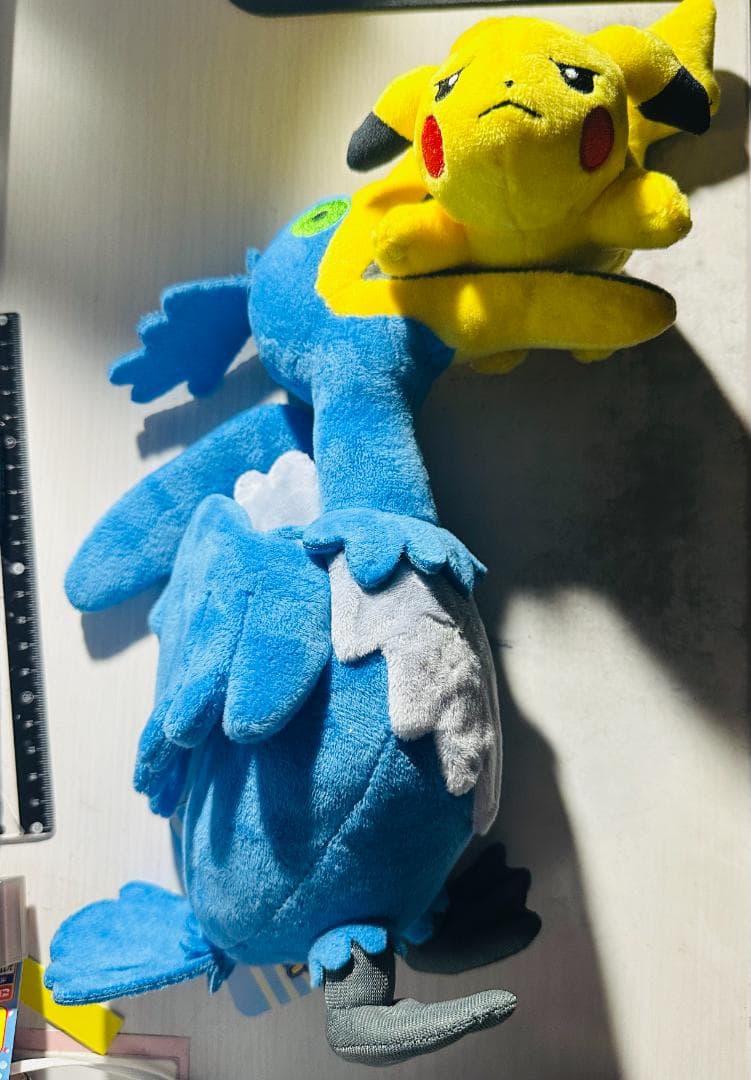 中国限定 ポケモンカードゲーム ピカチュウ&ウッウ ぬいぐるみキーホルダー