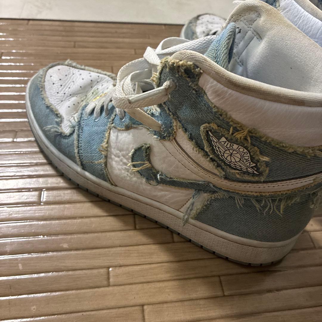 Air Jordan 1 デニム/ホワイト